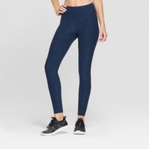 Womens Mini Striped Mid-Rise leggings